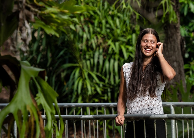 Student Pearl Andrews is in her second year studying a Bachelor of Indigenous Knowledge majoring in Law and Justice at the Lismore campus.