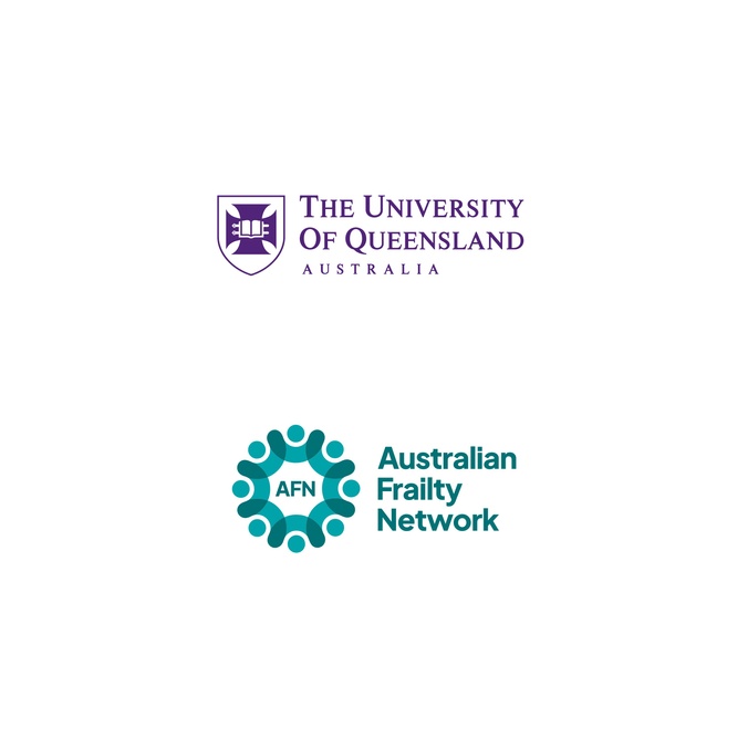University of Qld and Australian Frailty Network logo