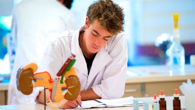 Anatomy student at Lismore campus