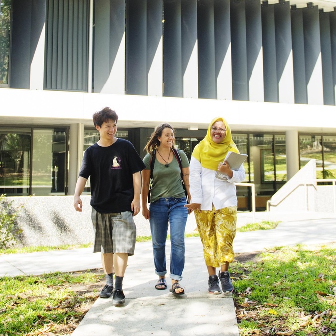 Group of students working together