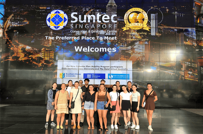 Students at Suntec in Singapore