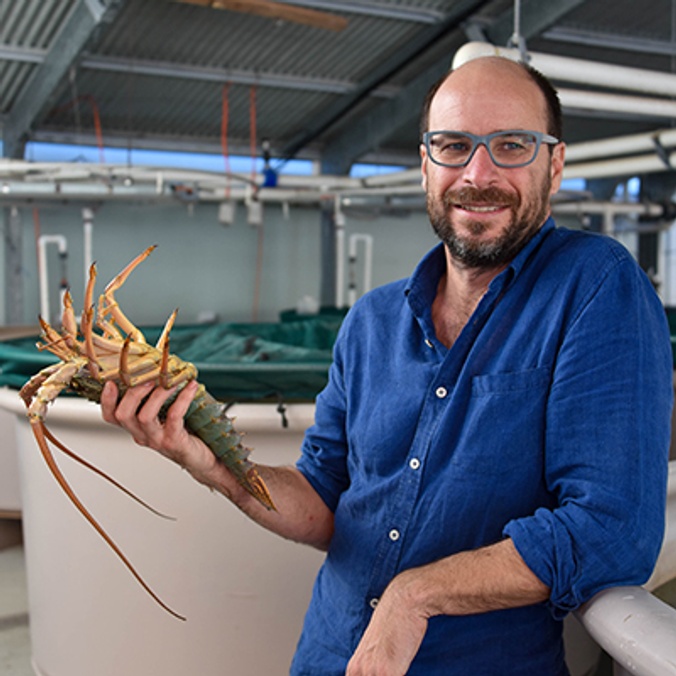 Marine biologist Professor Symon Dworjanyn