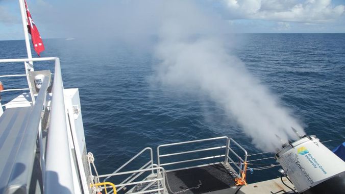 Seawater sprayer jets close up 15 Cloud Brightening