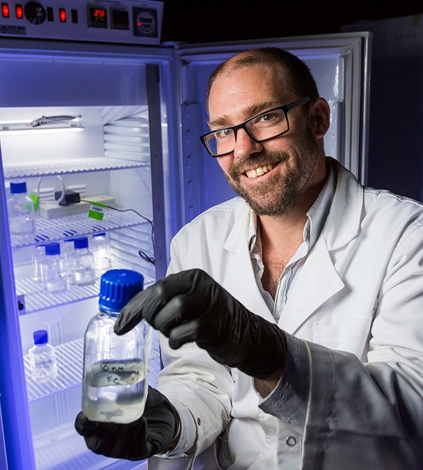 Professor Andrew Rose researches connecting industrial waste to food security