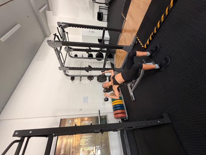 Female working out at Gold Coast University Campus Gym