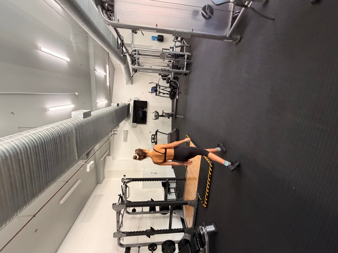 Female working out at Gold Coast University Campus Gym