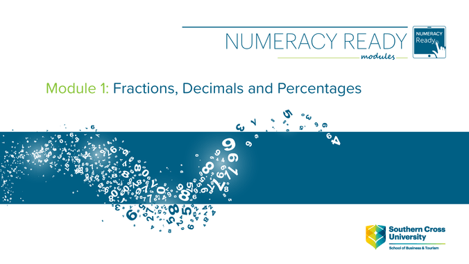 Numeracy Ready module 1 screen graphic