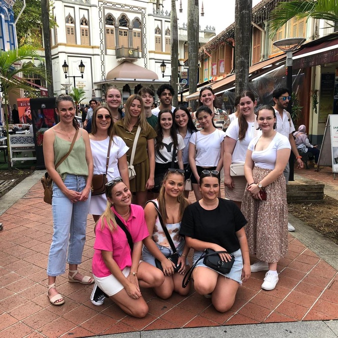 large group of women in Singapore