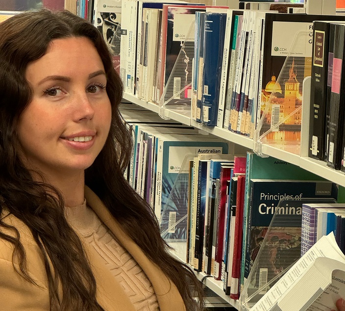 Dakota at the Gold Coast campus library