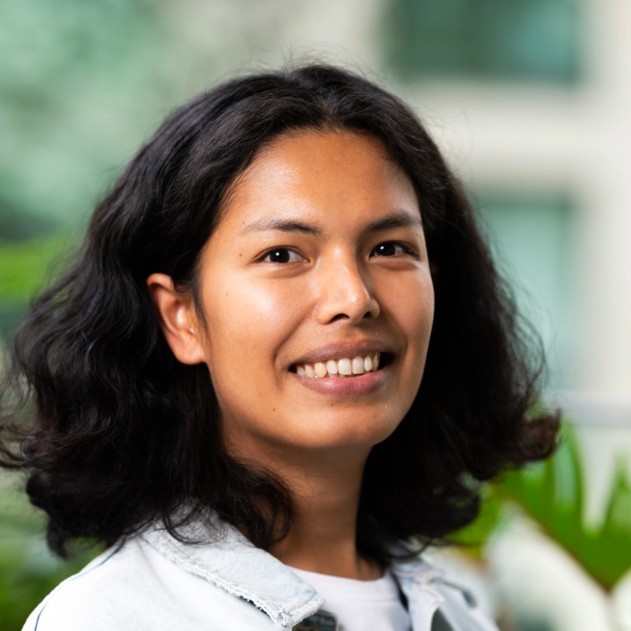 Profile shot of Freesia Muhamad