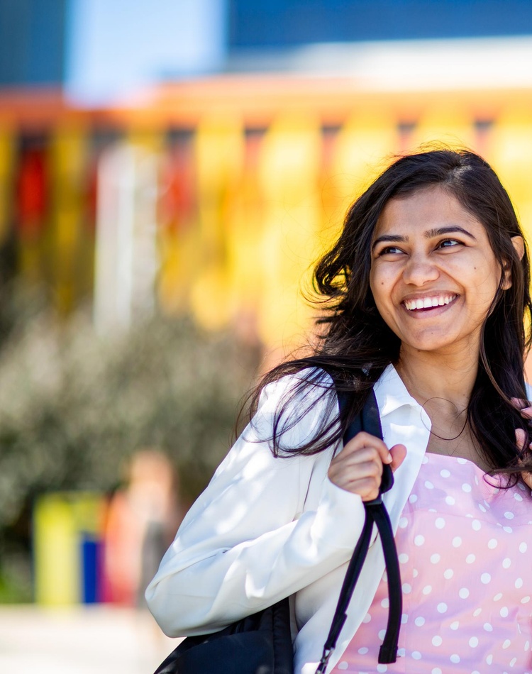 International student Pratigya on Gold Coast campus