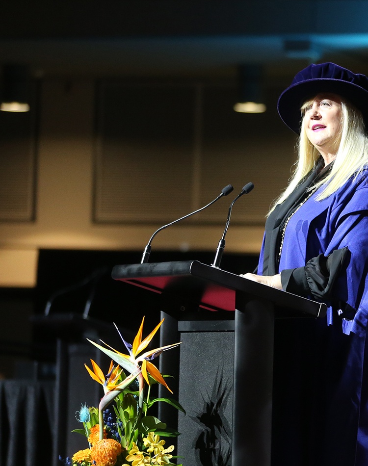 Karen Phillips at Gold Coast graduation