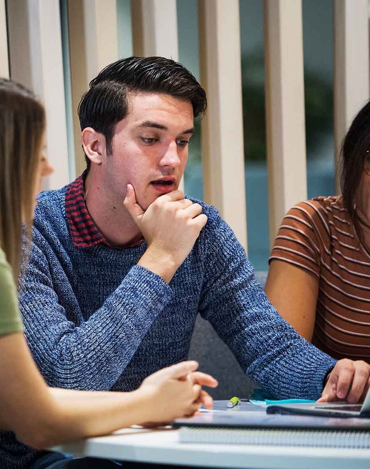 Students chatting