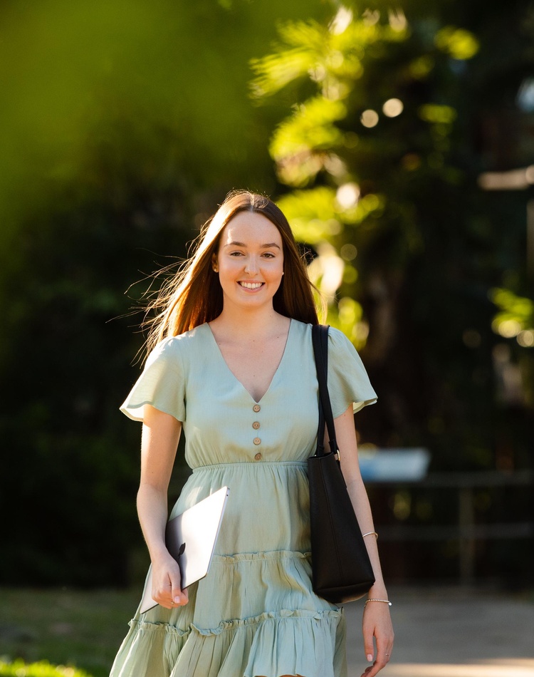 Georgia Wells graduated from St John's College Woodlawn in 2020 and went on to study the Transition to Uni course in 2021 before enrolling in the Bachelor of Arts/Bachelor of Education (Primary) at Southern Cross University Lismore campus.