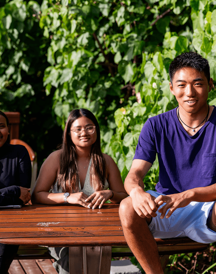 International students studying at SCU Gold Coast campus