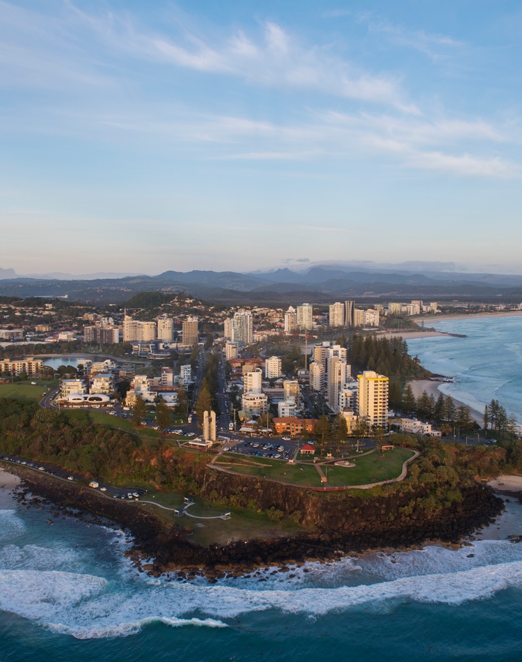 Gold Coast aerial view