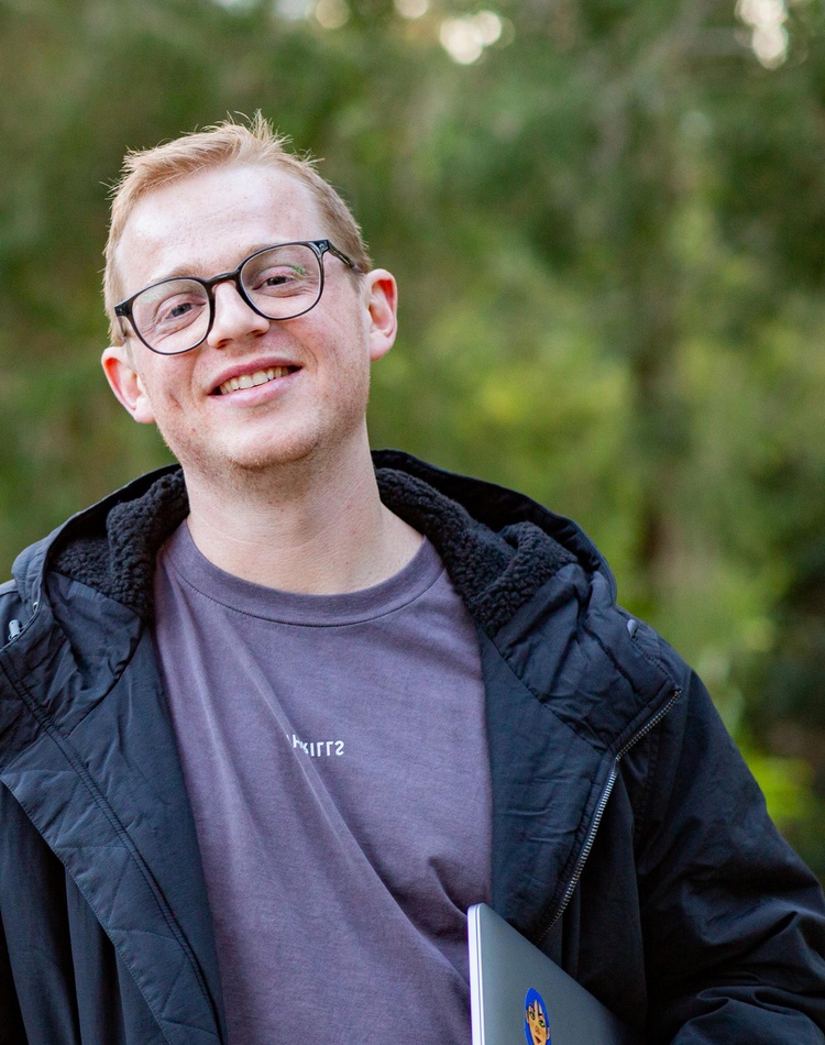 Male student at Gold Coast campus