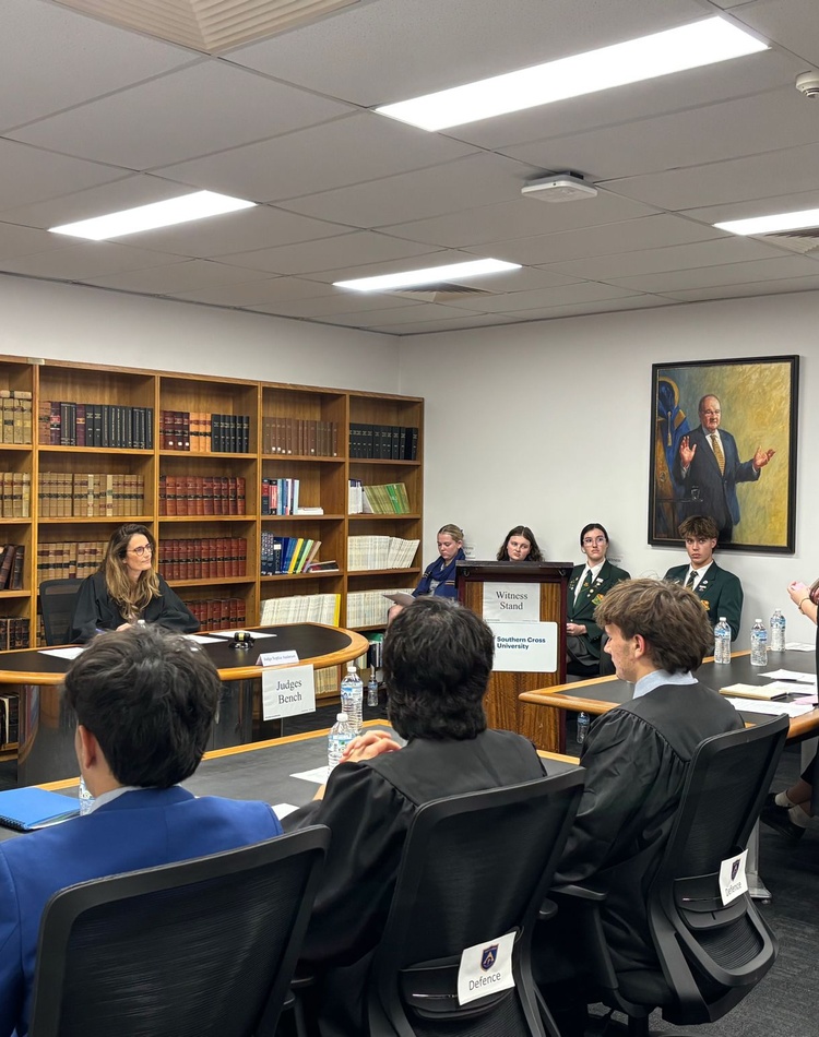 Students argue case at 2025 Mock Trial