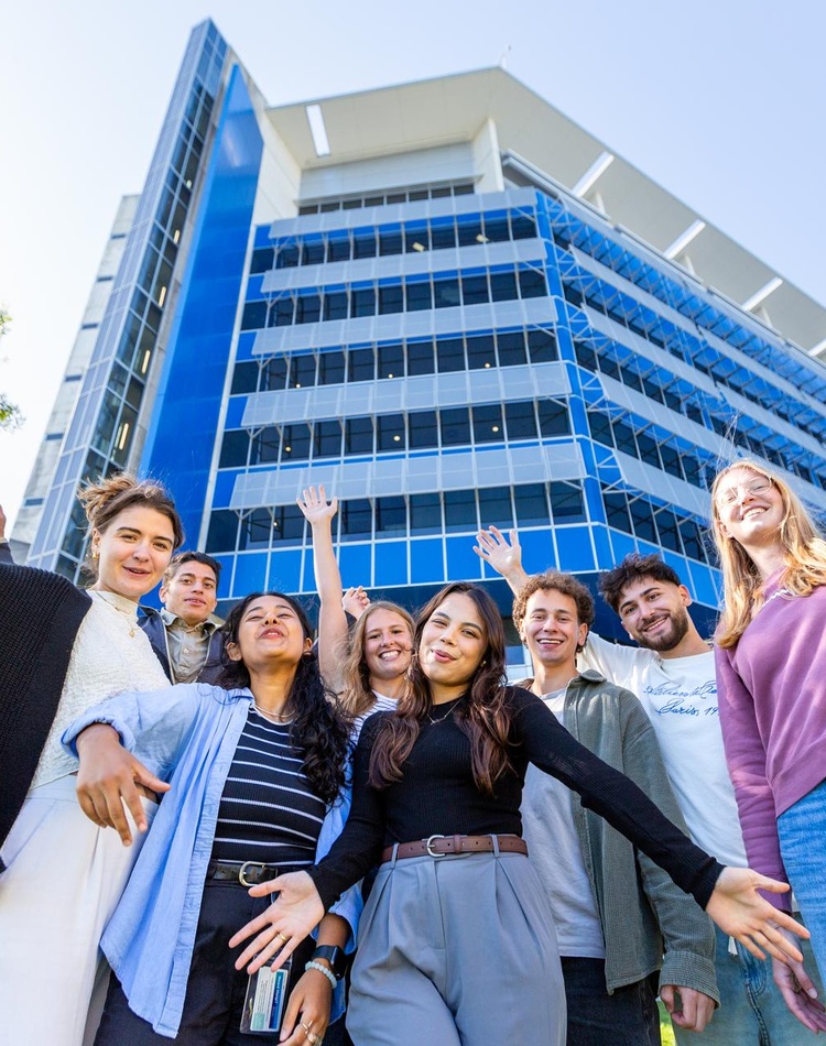 Study Abroad International students from Germany and Italy at Gold Coast SCU