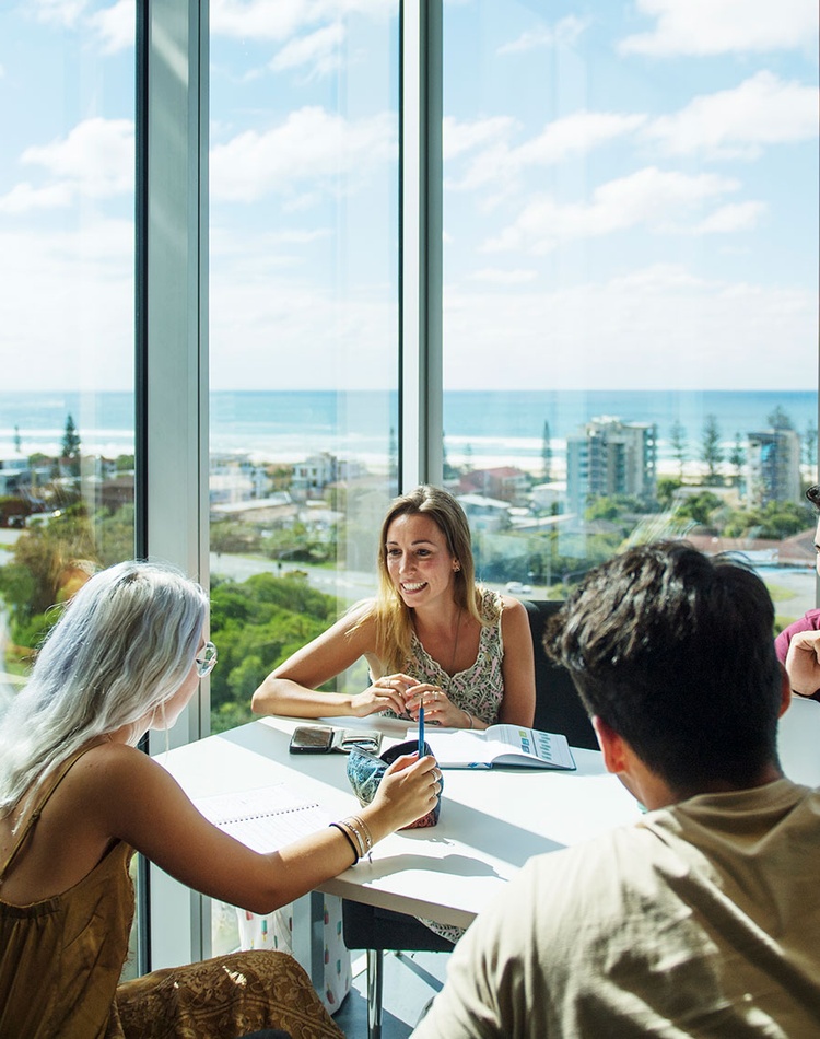Gold Coast campus views to ocean