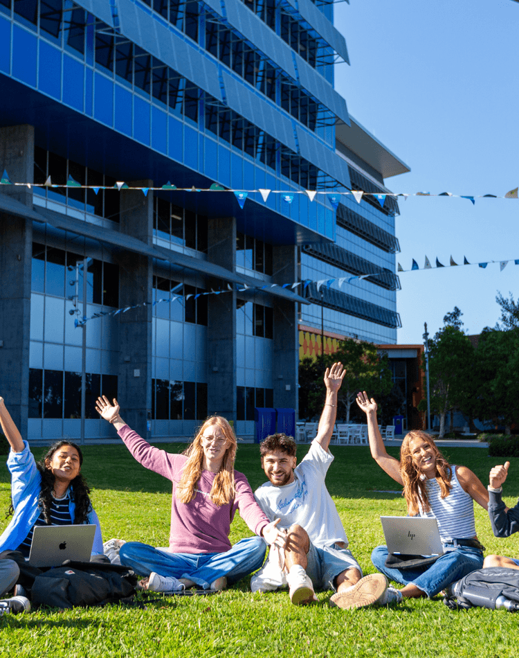 International students on the Gold Coast campus