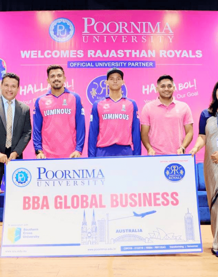 Partnership with Poornima University_Rajasthan Royals