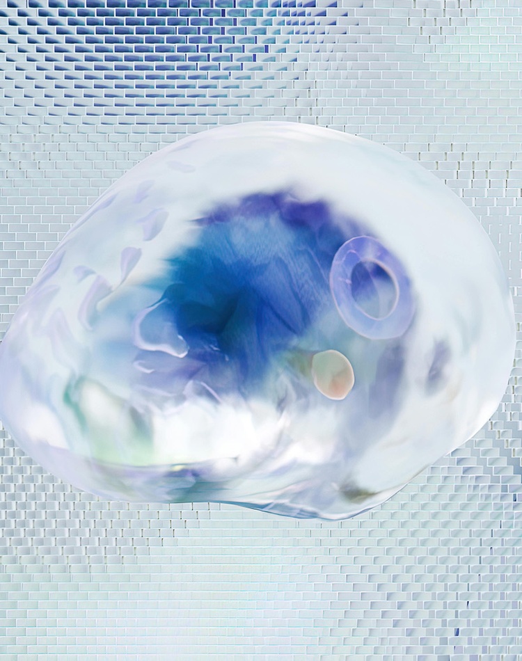 white brain illustration