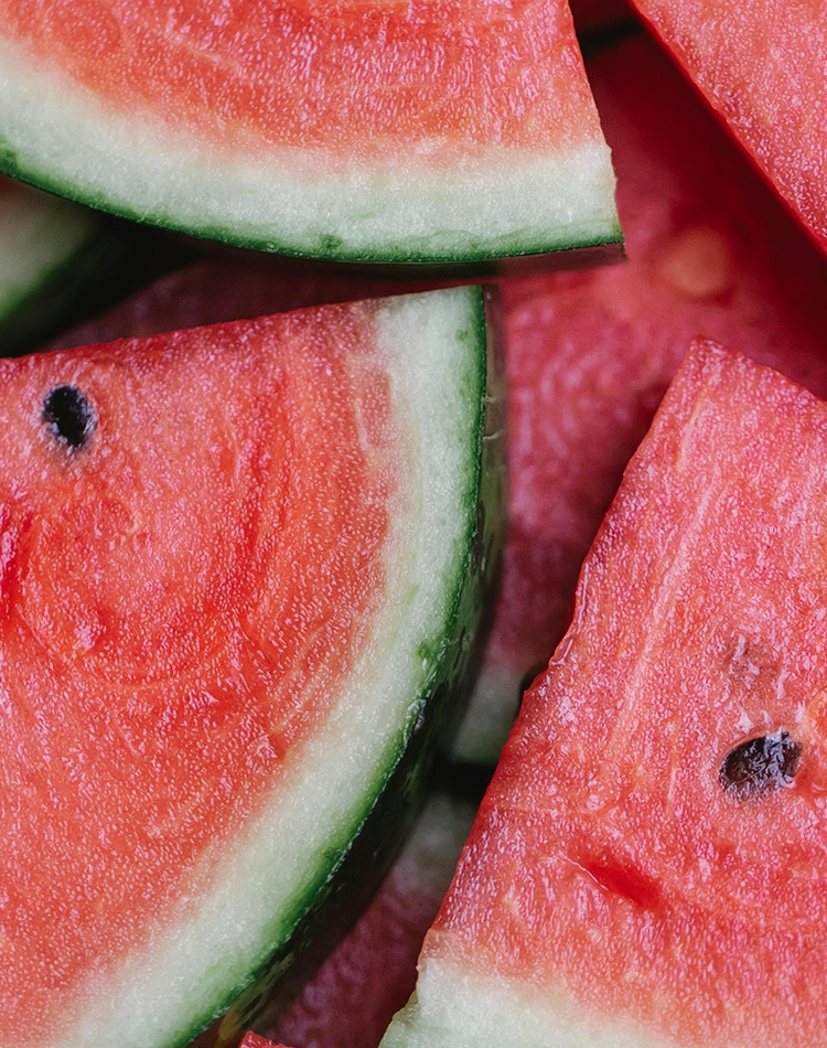 Slices of watermelon