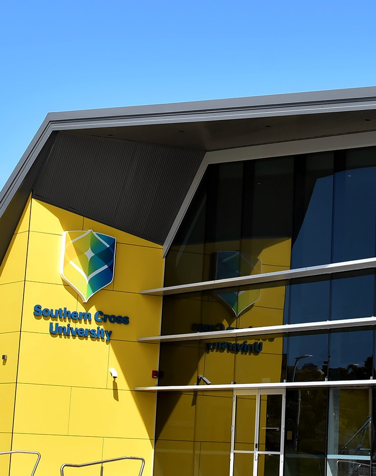 A picture of the Health sciences building at Southern Cross University Coffs Harbour camous
