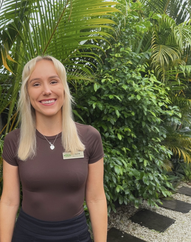 Business graduate Katie Stopher is Wedding and Events Coordinator at Currumbin Wildlife Sanctuary