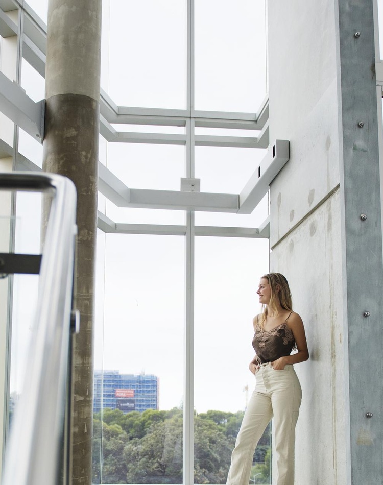 a student on the Gold Coast campus