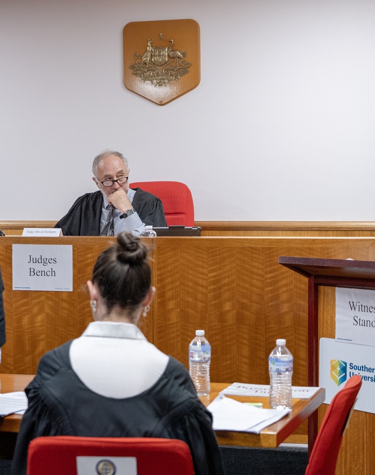 Students argue case at 2024 Mock Trial