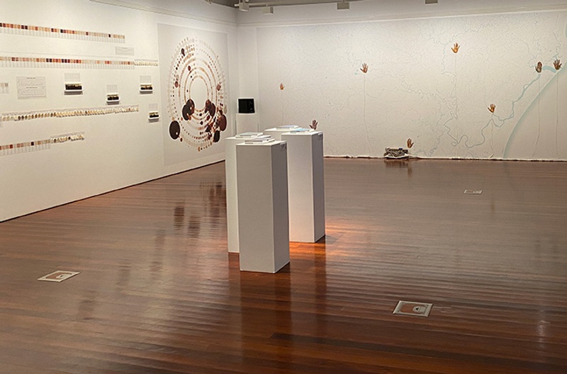 artwork in gallery space
