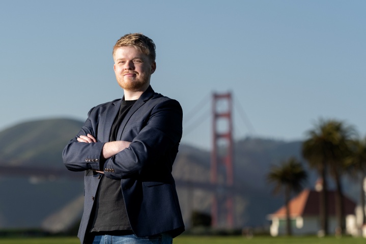Southern Cross University IT graduate Jack Russell in San Francisco