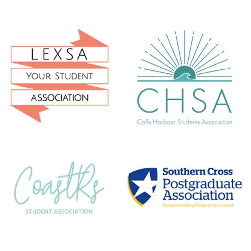 image of the four student Association logos