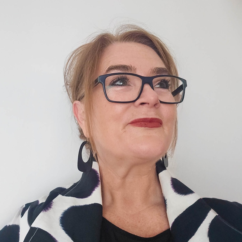 Woman smiling