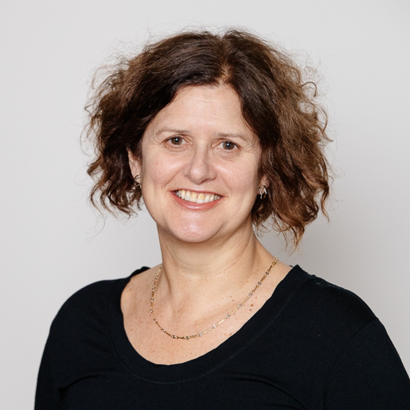 Woman smiling at camera