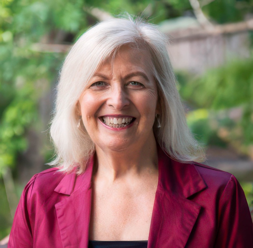 Woman smiling at camera