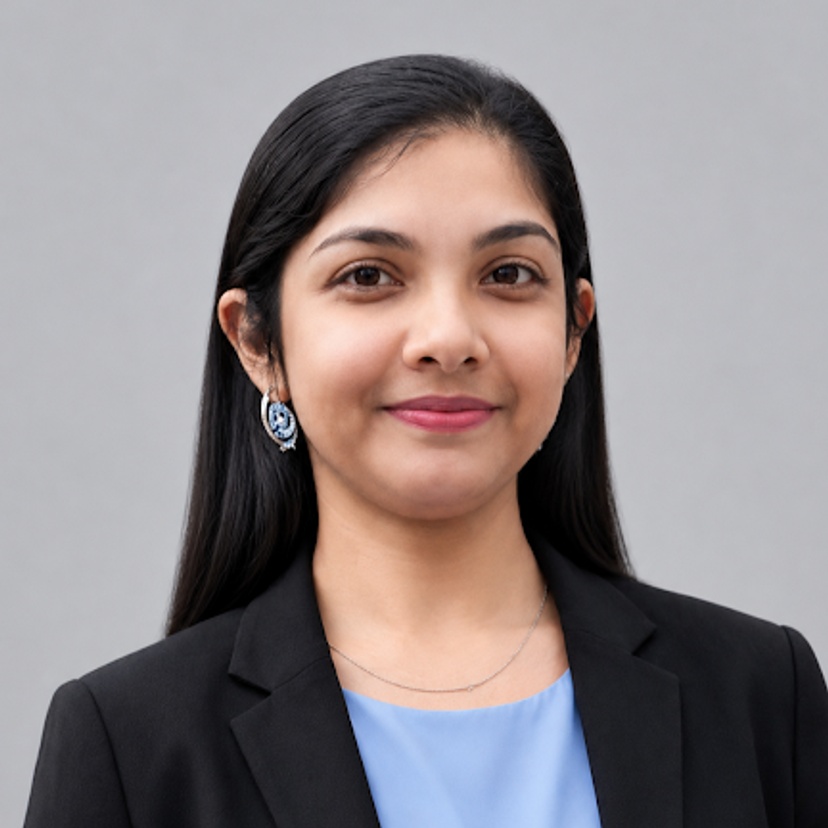 Woman smiling at camera