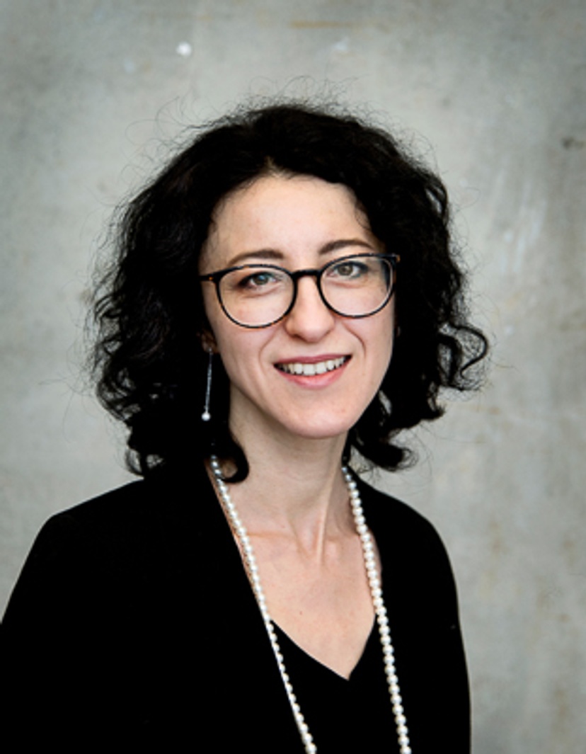 Woman smiling at camera