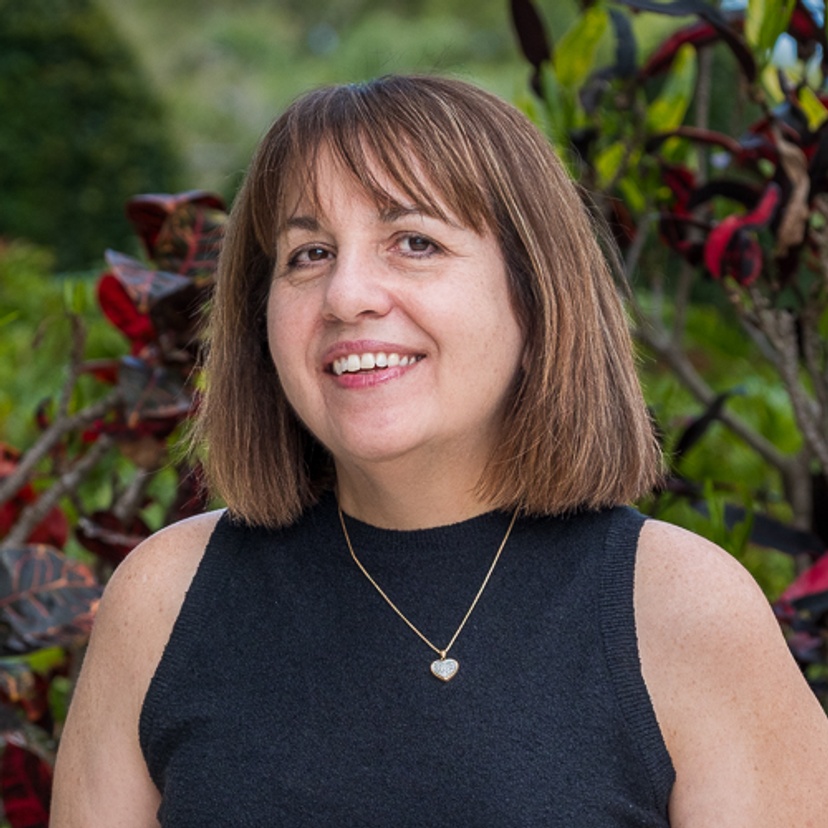 Woman smiling at camera