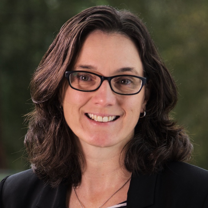 Woman smiling at camera