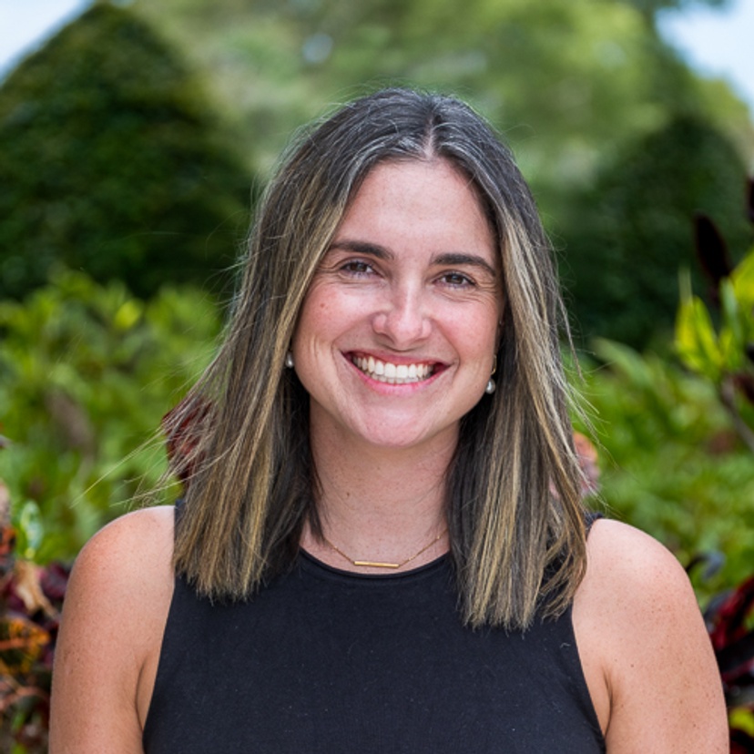 Woman smiling at camera