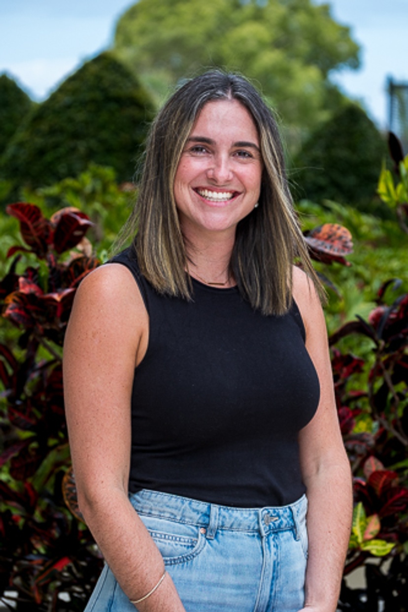 Woman smiling at camera