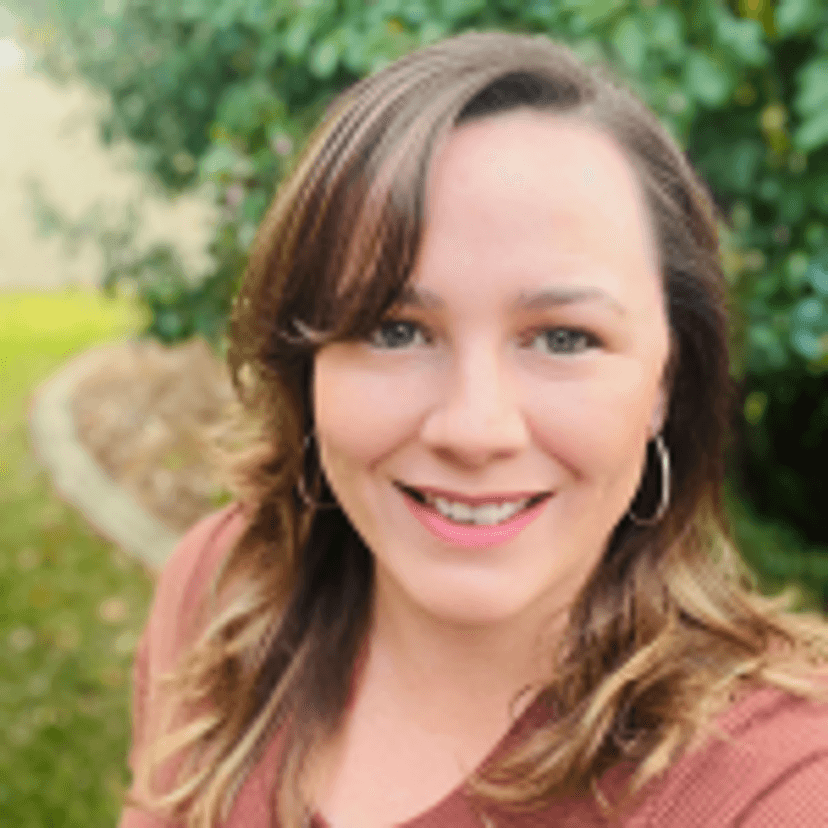 Woman smiling at camera