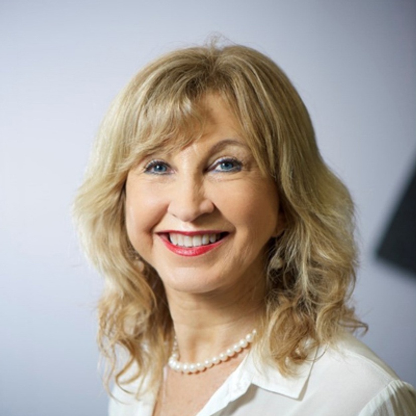 Woman smiling at camera