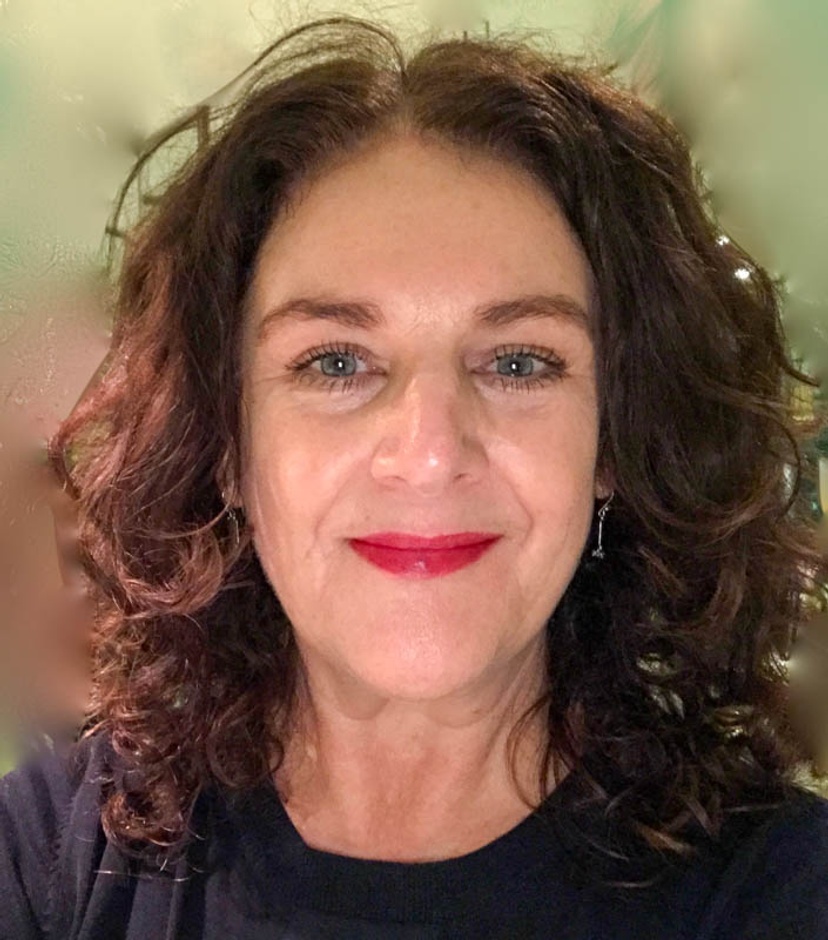 Woman smiling at camera