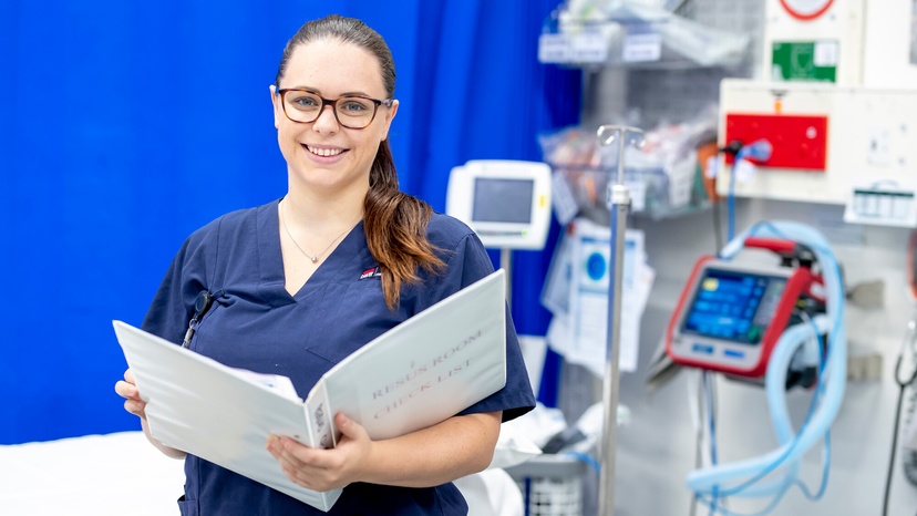 female nurse at work