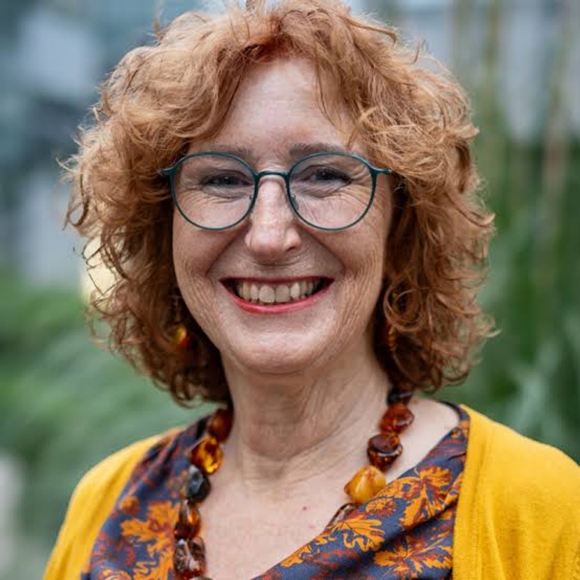 Head and shoulders for woman with red hair - Dr Sally Pairman
