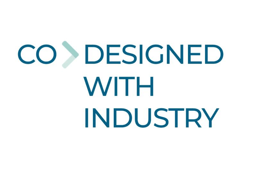 CoDesigned with Industry Logo